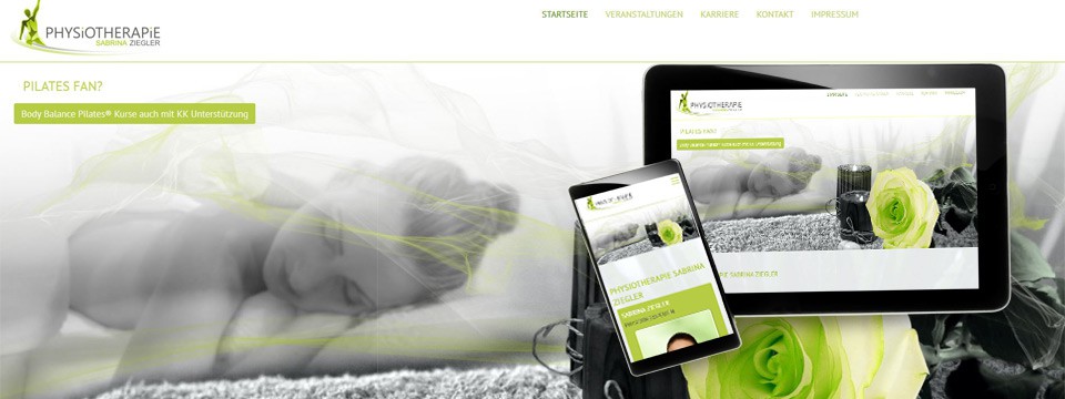 Physiotherapie Ziegler Webseite